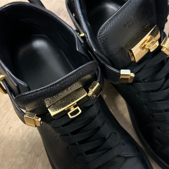Buscemi black leather sneaker - Picture 9 of 10